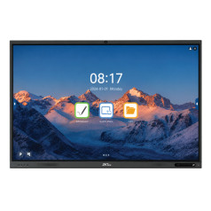 ZKTeco SC02-I386A 86-Inch 4K Interactive Flat Panel with 48MP Camera